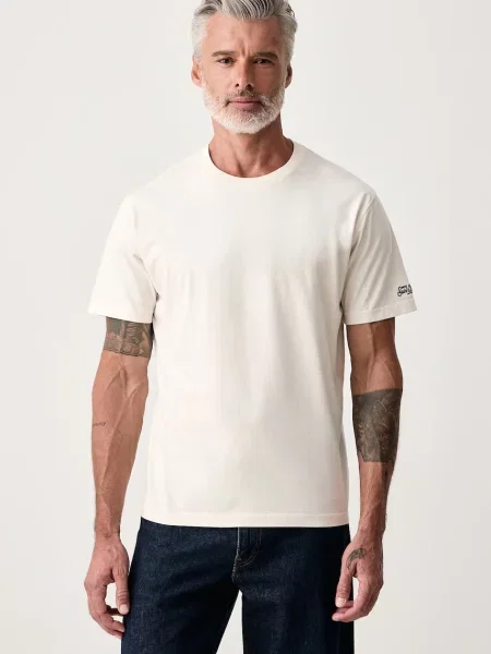 Saint Barth tricou pentru bărbați din bej