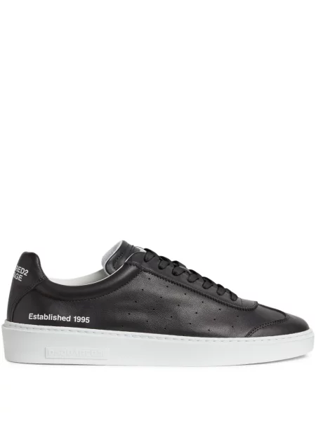 Sneakerși Dsquared2 din piele negru