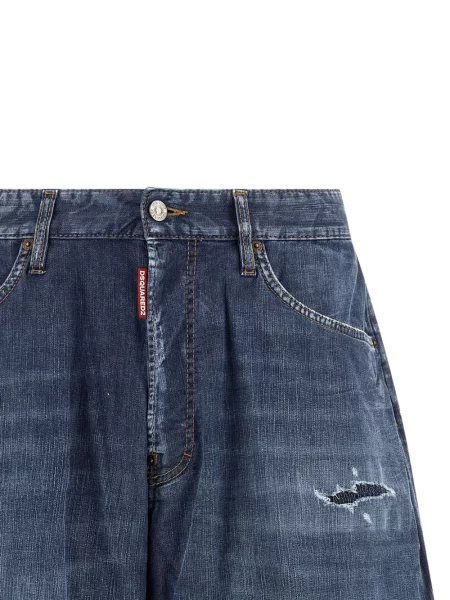 Džínsové šortky Dsquared2 modrá