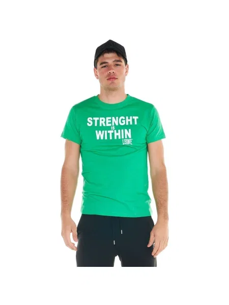 Scurt tricou Leone 1947 cu mâneci scurte verde