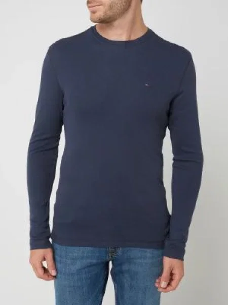 Tommy Jeans Longsleeve niebieska