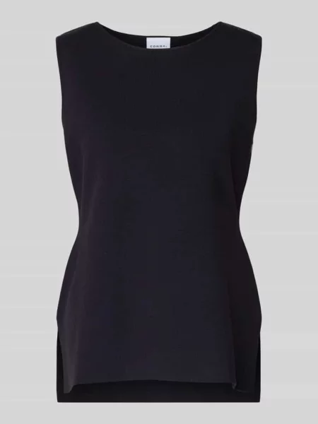 Dzianinowy top Comma z okrągłym dekoltem