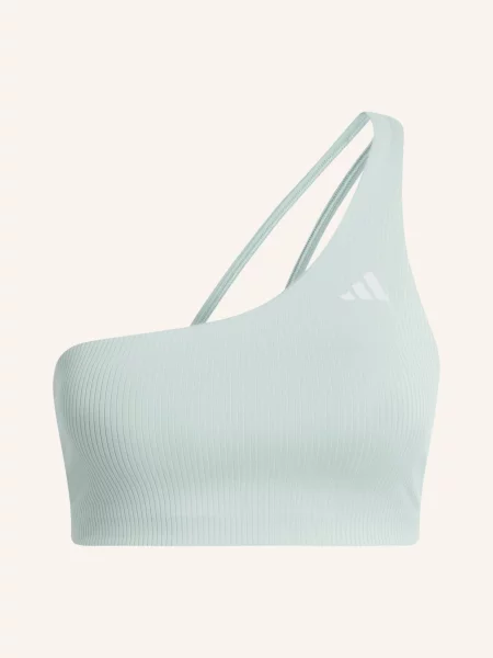 Adidas Sportovní Podprsenka Optime Rib Ls mátová