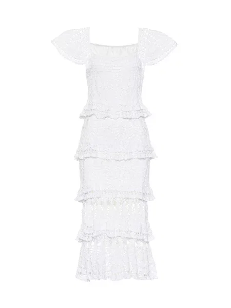 Rochie maxi Anna Kosturova de costum alb
