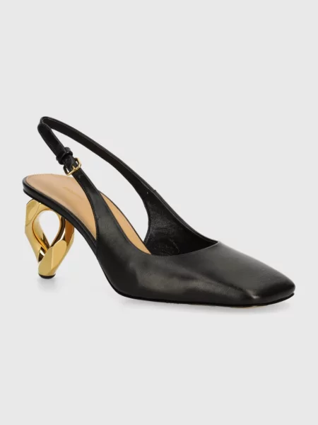 Colier Jw Anderson din piele negru
