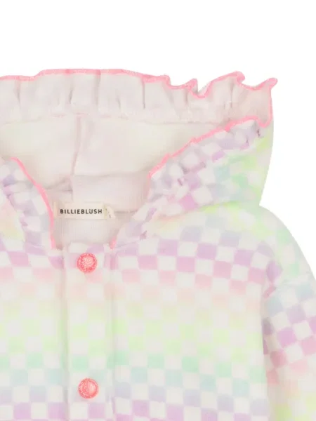Dětska mikina s kapucí Billieblush bílá