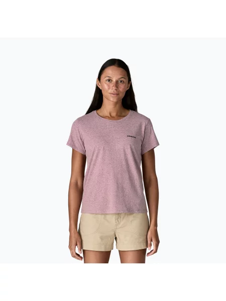 Tricou pentru femei Patagonia Logo Responsibili-Tee qulet violet