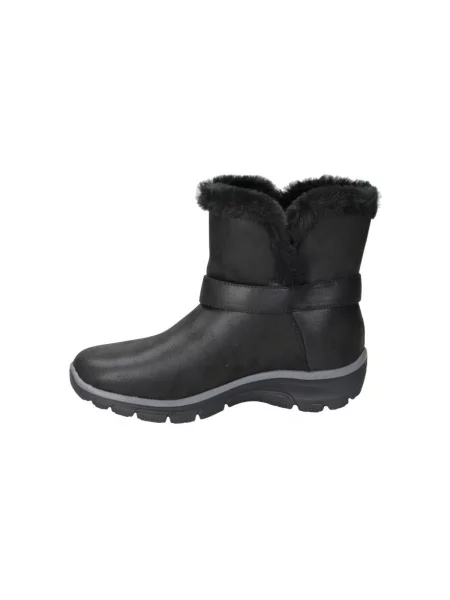 Kotníkové boty Skechers černé
