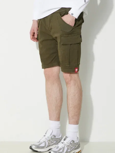 Kraťasy Alpha Industries Airman zelená