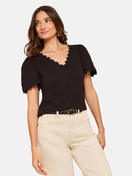 Love & roses Tricou negru