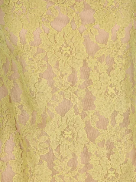 Rochie mini Valentino Garavani din dantelă galben