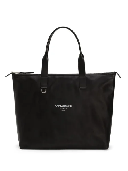 Geantă Dolce & Gabbana cu imagine negru