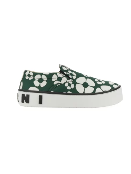 Sneakersy Marni zielone