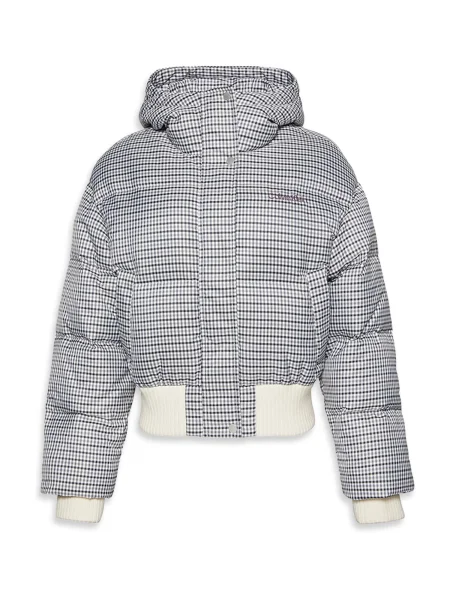 Calvin Klein Jeans Zimska jakna siva / črna / off-bela bela