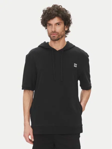 HUGO Світшот Devon чорний