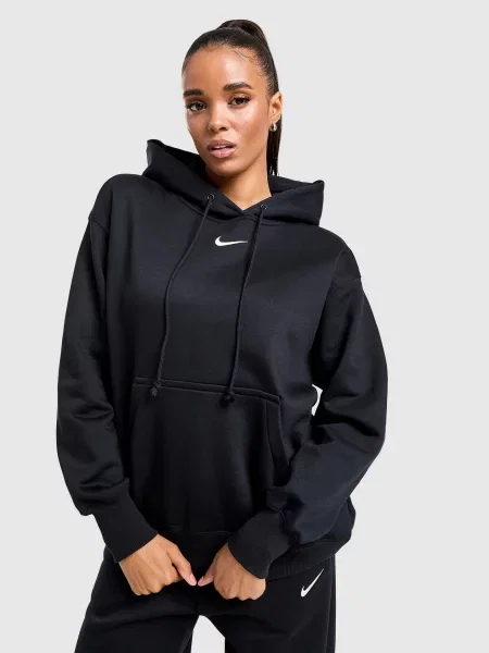 Nike Bluza Z Kapturem W Nsw Phnx Flc Os czarna
