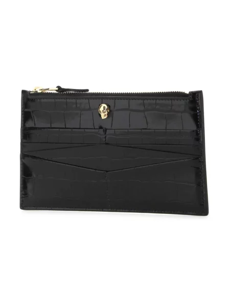 Torebka Alexander Mcqueen skórzana czarna
