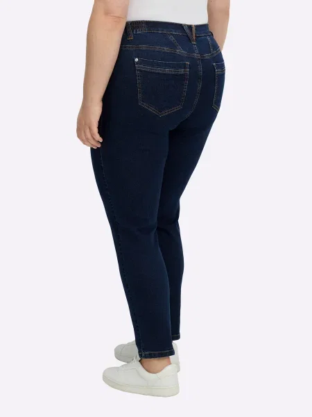 SHEEGO Jeans denim albastru