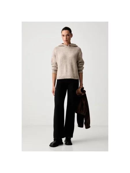 Marc O'Polo sweter z wełną beżowy