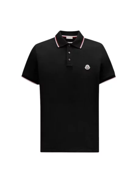 Koszulka polo Moncler czarna