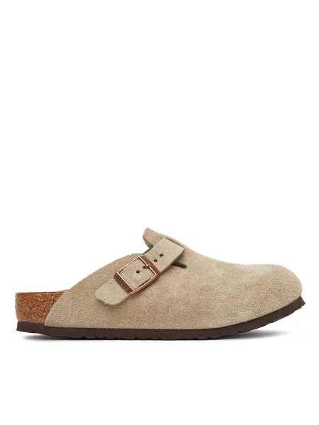 Детские шлепанцы Birkenstock бежевые