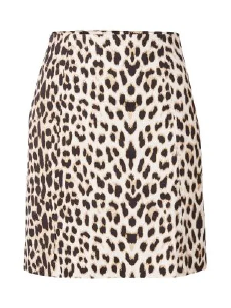 OH APRIL Fustă Vira crem / kitt / negru alb