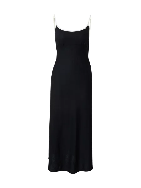 HOLLISTER Rochie de vară negru alb