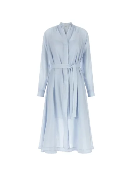 Cu centură rochie midi Toteme albastru
