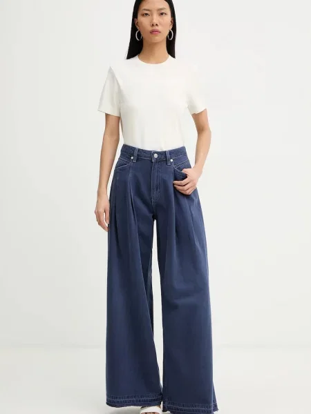 BOSS Orange jeansy C SLOUCHY MR pomarańczowe