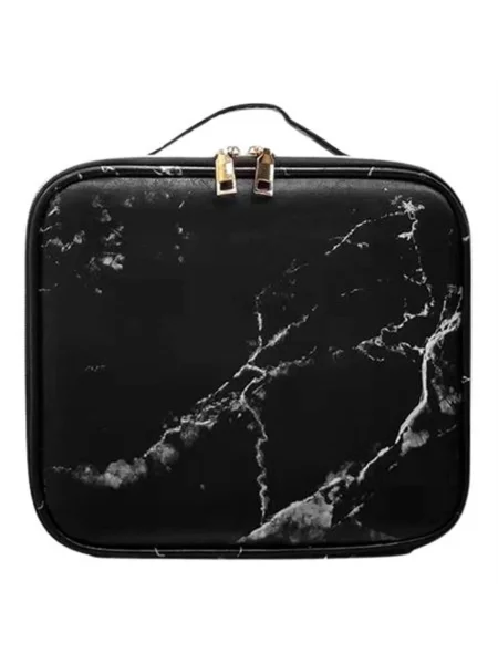 UNIQ Beauty Kosmetická taštička Black Marble Makeup Reisetasche' černá