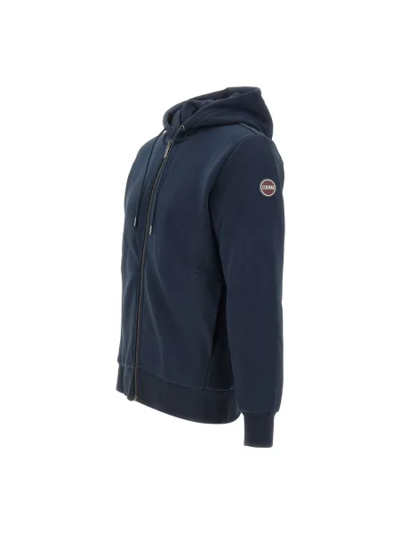 Sweter Colmar z kapturem niebieski