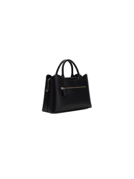 Guess torebka tote z imitacji skóry JANIE czarna