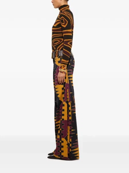 Pantaloni Pucci cu imagine negru