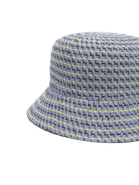 Žakárový klobouk bucket Kangol modrý