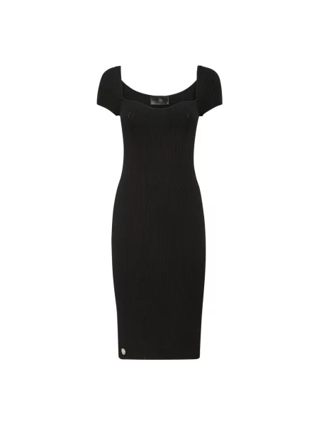 Sukienka midi Philipp Plein czarna