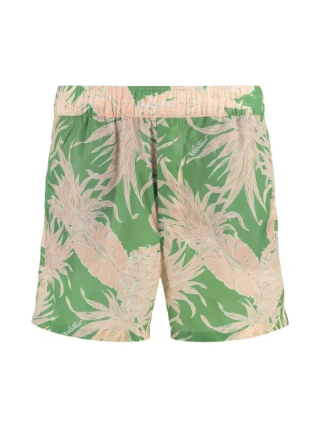 Lniane wielobarwność kąpielówki Valentino z nadrukiem