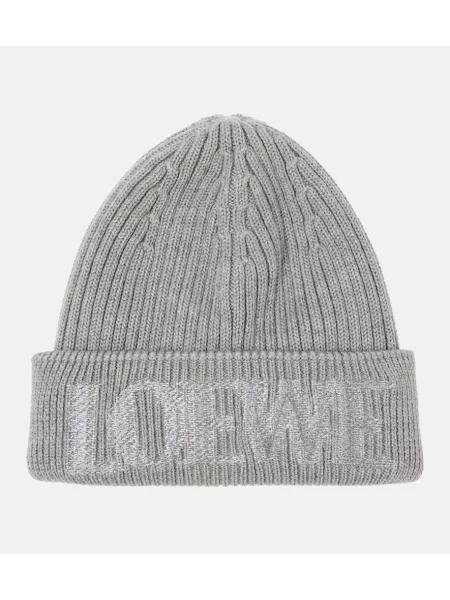 Vunena kapa Loewe siva