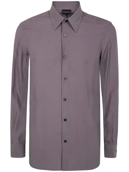 Риза Emporio Armani бродирана виолетово