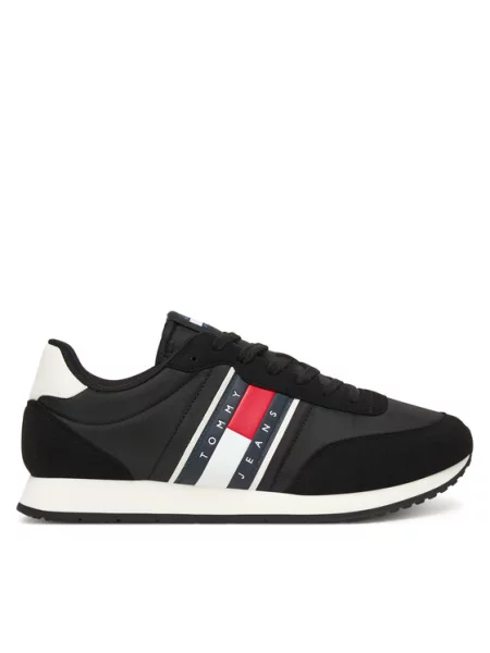 Superge Tommy Jeans Tjm Classic Runner črna