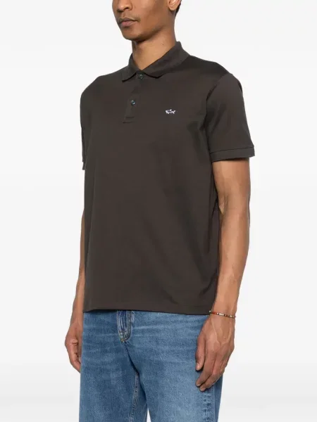 Polo Paul & Shark cu autograf maro