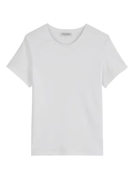 Scurt tricou polo Marc O'polo alb