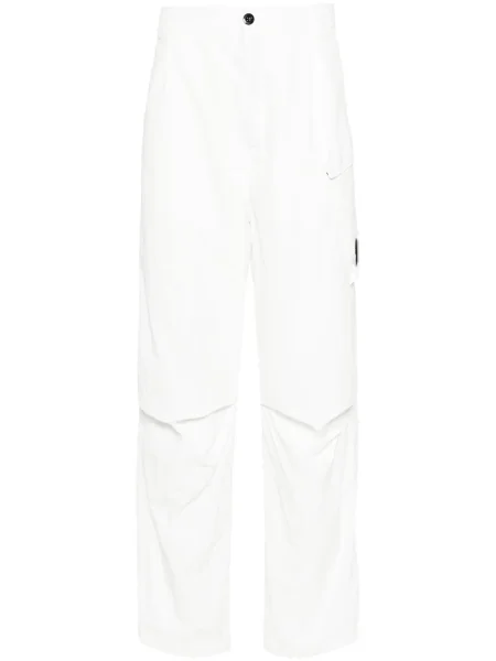Pantaloni C.p. Company alb