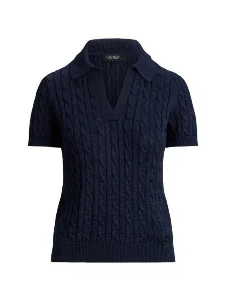 Tricou Lauren Ralph Lauren tricotate albastru