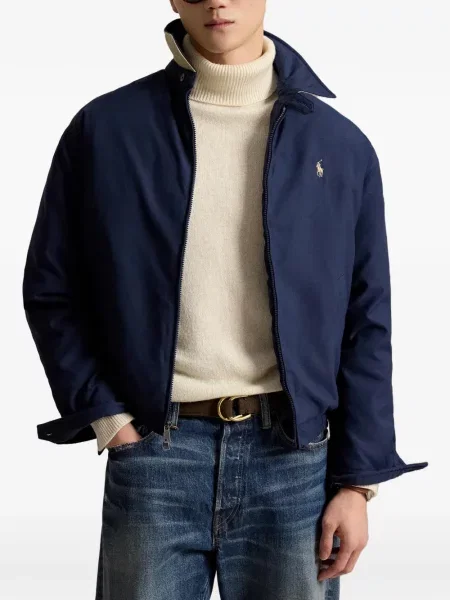 Șosete Polo Ralph Lauren cu model herringbone cu broderie plasă albastru