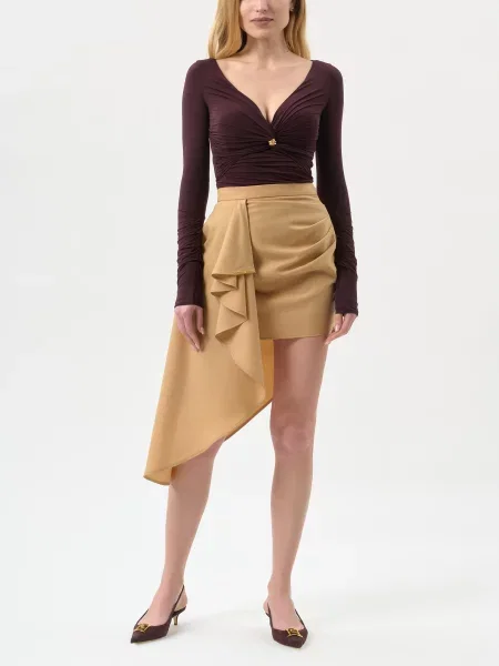 Спідниця Elisabetta Franchi бежева