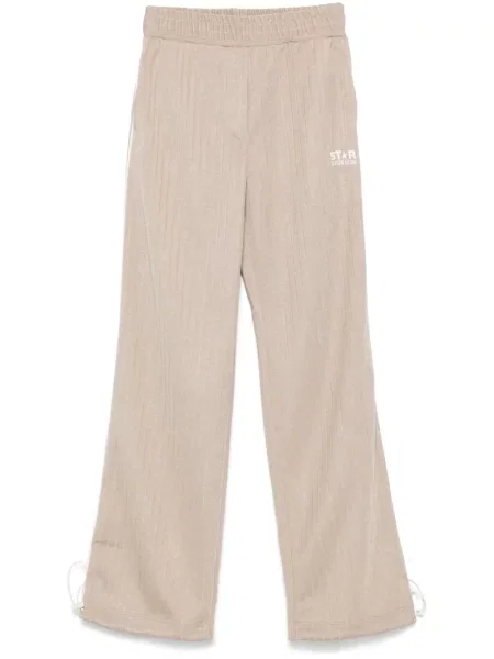 Pantaloni Golden Goose cu imagine auriu