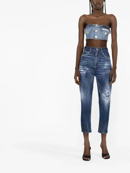 Jeansy Dsquared2 z przetarciami