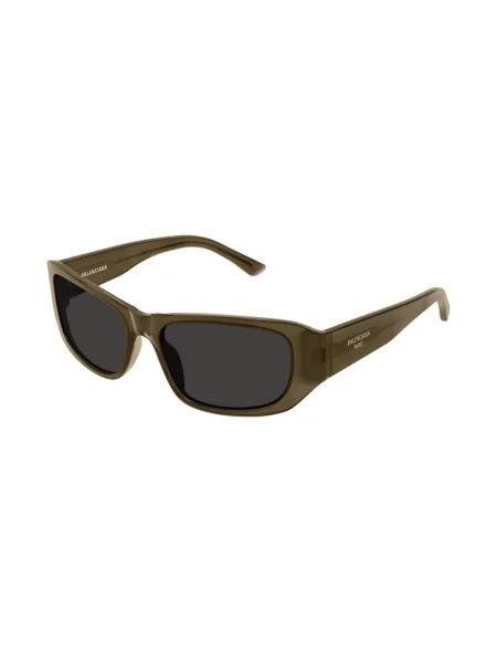 Ochelari de soare dreptunghiulari Balenciaga Eyewear maro