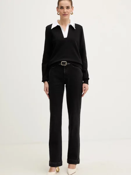 Кофта Karl Lagerfeld однотонна чорний