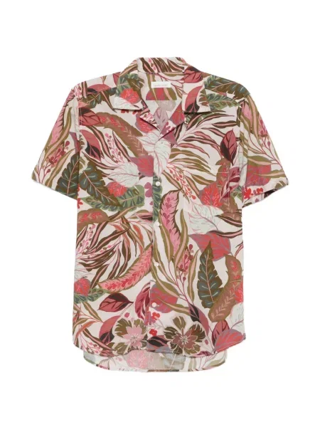 Scurt cămașă Archivio 67 cu model floral cu imagine roz